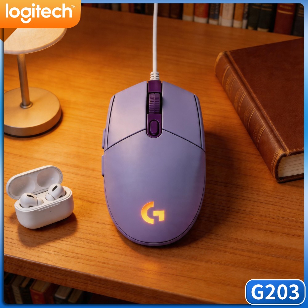 Logitech Mouse G203 - Logitech G203 Wired Gaming Mouse Solid