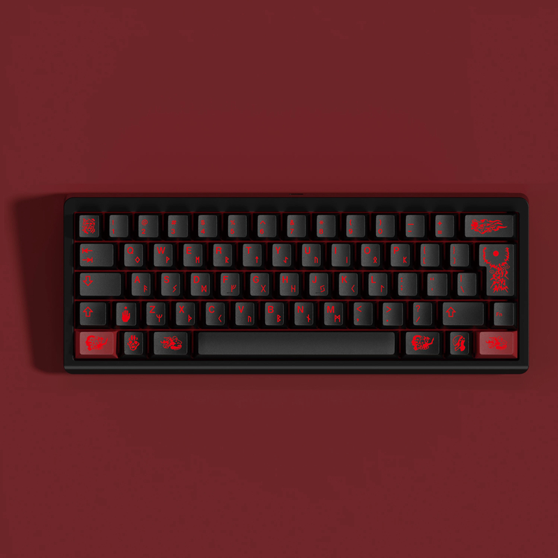 1 Set GMK Pandemonium Keycaps  - đánh giá và giá Keyboard Lube Kit