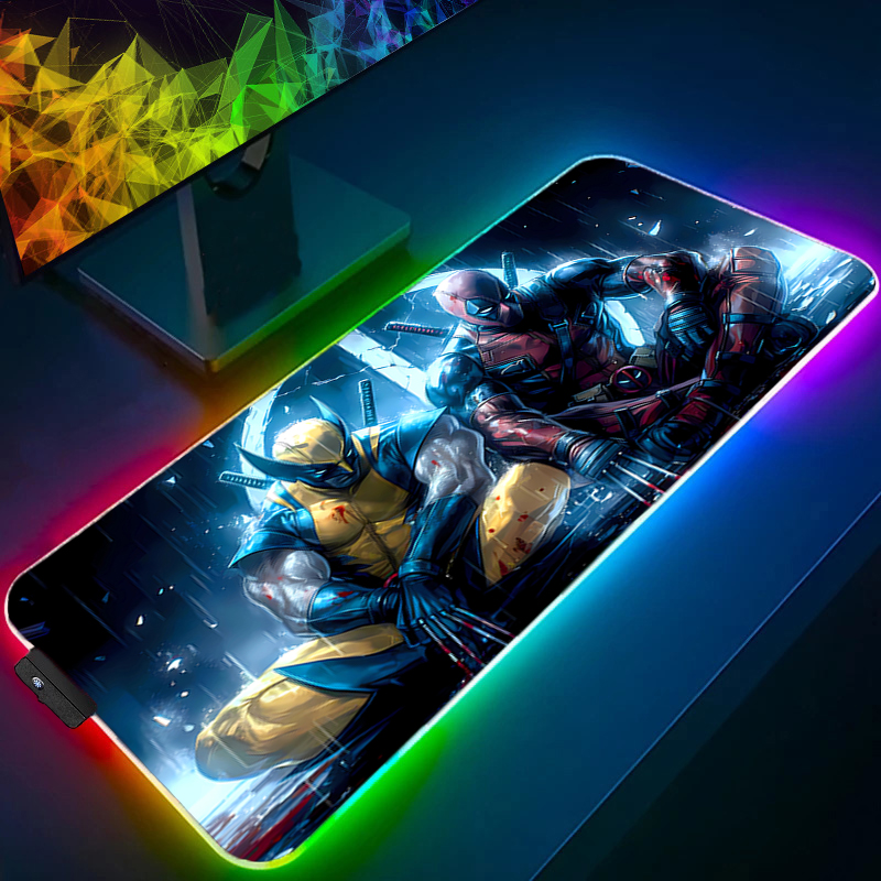 LED Mouse Pad Gaming Backlight - đánh giá và giá Gaming Keyboard Easy To Clean