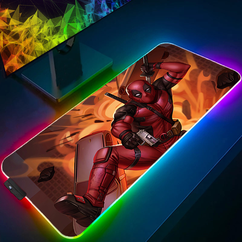 LED Mouse Pad Gaming Backlight - đánh giá và giá Gaming Keyboard Easy To Clean