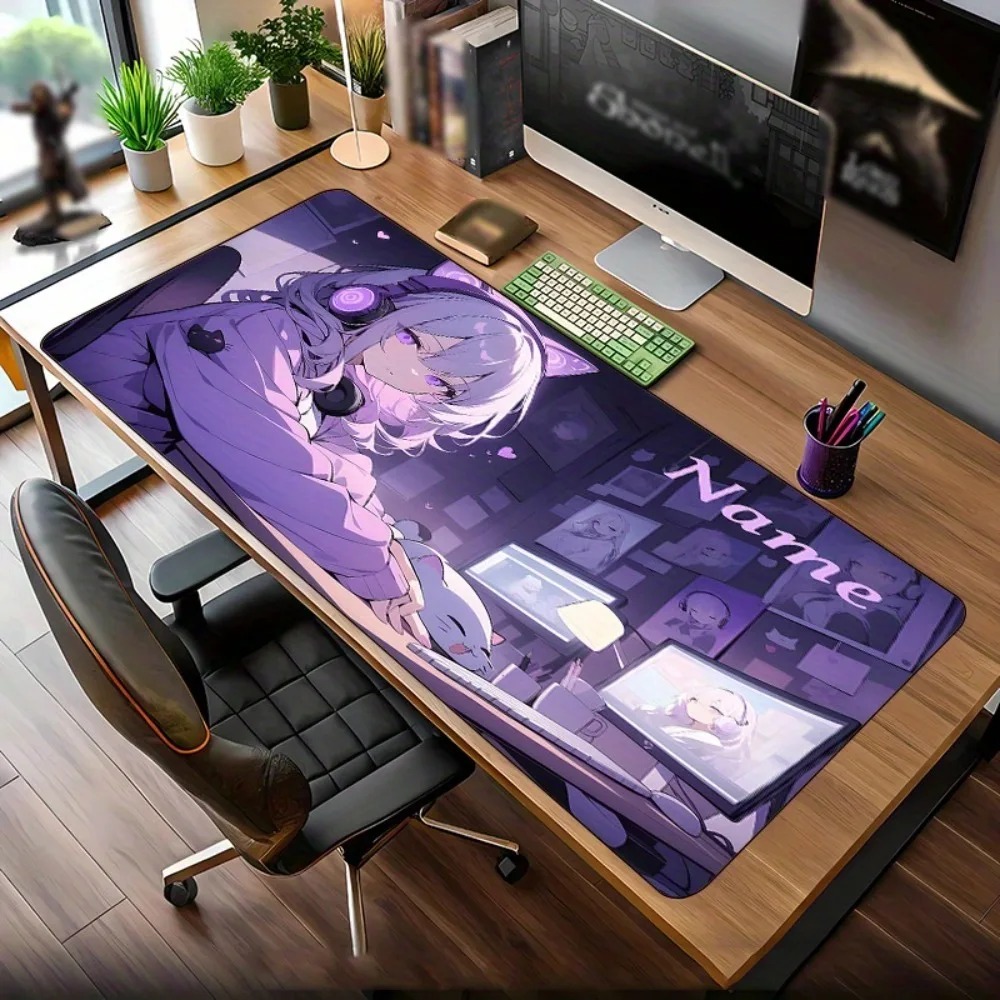 Anime Girl Gaming Large Desk M - đánh giá và giá Gaming Keyboard Name