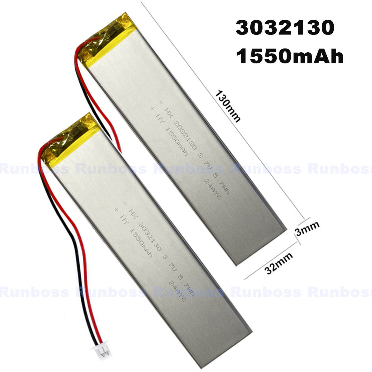 3032130 3.7V 1550mAh 1.25mm Co - đánh giá và giá Gaming Keyboard Tester